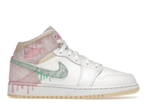 Jordan 1 Mid Paint Drip (GS) - photo 1- Jersey4u