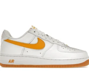 Nike Air Force 1 Low Retro QS Color Of The Month White University Gold - photo 1- Jersey4u