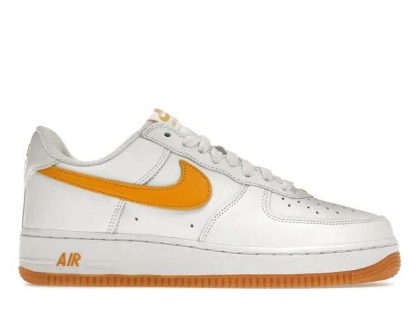 Nike Air Force 1 Low Retro QS Color Of The Month White University Gold - photo 1- Jersey4u