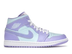 Jordan 1 Mid Purple Aqua - photo 1- Jersey4u