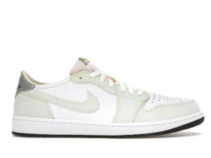 Jordan 1 Retro Low White Ghost Green Black - photo 1- Jersey4u