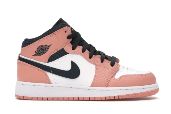 Jordan 1 Mid Pink Quartz (GS) - photo 1- Jersey4u