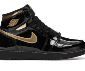 Jordan 1 Retro High Black Metallic Gold (2020) (GS) - photo 1- Jersey4u