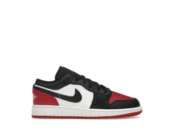 Jordan 1 Low Bred Toe 2.0 (GS) - photo 1- Jersey4u