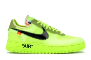 Nike Air Force 1 Low Off-White Volt - photo 1- Jersey4u