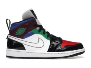 Jordan 1 Mid SE Black White Multi-Color (Women's) - photo 1- Jersey4u