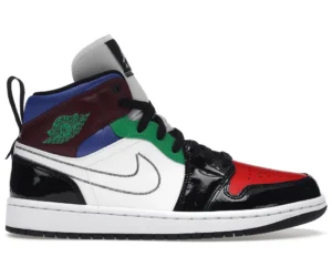 Jordan 1 Mid SE Black White Multi-Color (Women's) - photo 1- Jersey4u