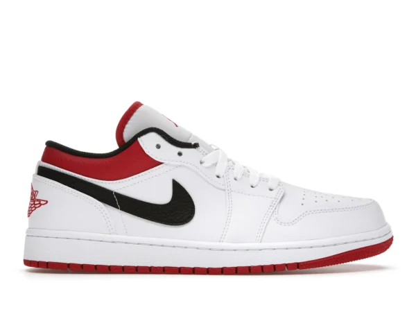 Jordan 1 Low White University Red Black - photo 1- Jersey4u