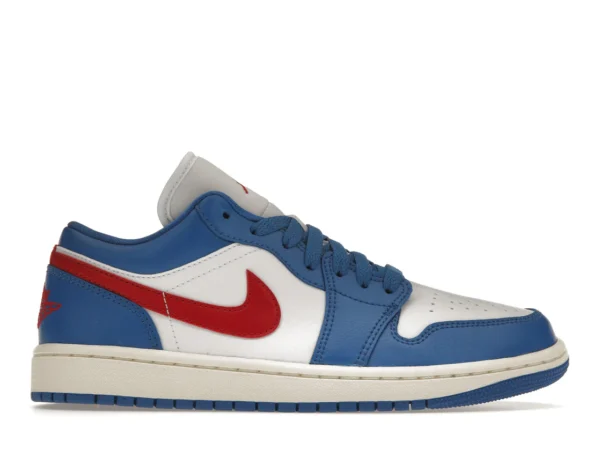 Jordan 1 Low Sport Blue Gym Red (Women's) - photo 1- Jersey4u