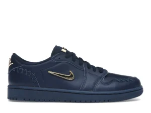 Jordan 1 Low Method of Make Midnight Navy Metallic Gold (Women's) - photo 1- Jersey4u