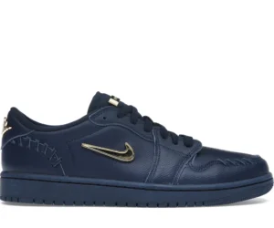 Jordan 1 Low Method of Make Midnight Navy Metallic Gold (Women's) - photo 1- Jersey4u