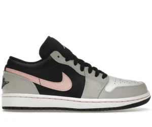 Jordan 1 Low Black Grey Pink - photo 1- Jersey4u