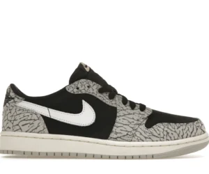 Jordan 1 Retro Low OG Black Cement (Women's) - photo 1- Jersey4u