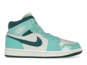 Jordan 1 Mid Chenille Bleached Turquoise (Women's) - photo 1- Jersey4u