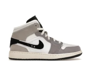 Jordan 1 Mid SE Craft White Cement Grey Black (GS) - photo 1- Jersey4u