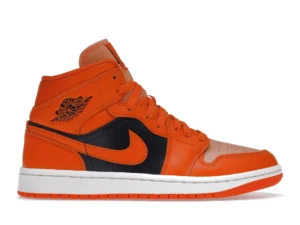 Jordan 1 Mid SE Rush Orange Crimson Bliss (Women's) - photo 1- Jersey4u