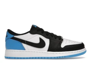 Jordan 1 Retro Low OG Black Dark Powder Blue (GS) - photo 1- Jersey4u