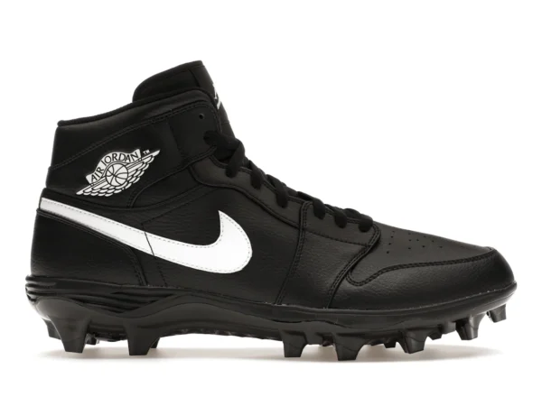 Jordan 1 Mid TD Cleat Black White - photo 1- Jersey4u