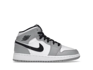 Jordan 1 Mid Light Smoke Grey (GS) - photo 1- Jersey4u