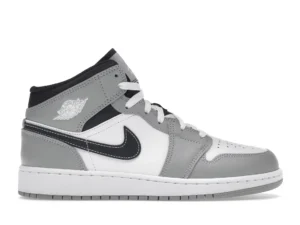 Jordan 1 Mid Light Smoke Grey (GS) - photo 1- Jersey4u