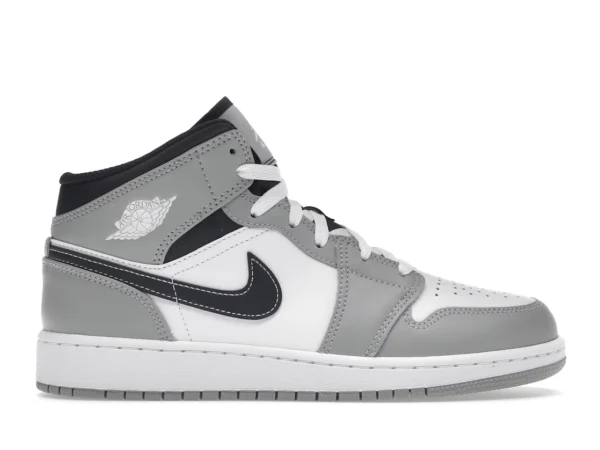 Jordan 1 Mid Light Smoke Grey (GS) - photo 1- Jersey4u