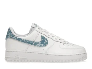 Nike Air Force 1 Low '07 Essential White Worn Blue Paisley (Women's) - photo 1- Jersey4u