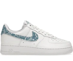 Nike Air Force 1 Low '07 Essential White Worn Blue Paisley (Women's) - photo 1- Jersey4u