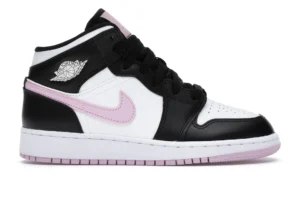 Jordan 1 Mid White Black Light Arctic Pink (GS) - photo 1- Jersey4u