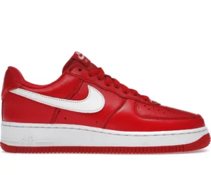 Nike Air Force 1 Low Retro QS Color of the Month University Red White - photo 1- Jersey4u