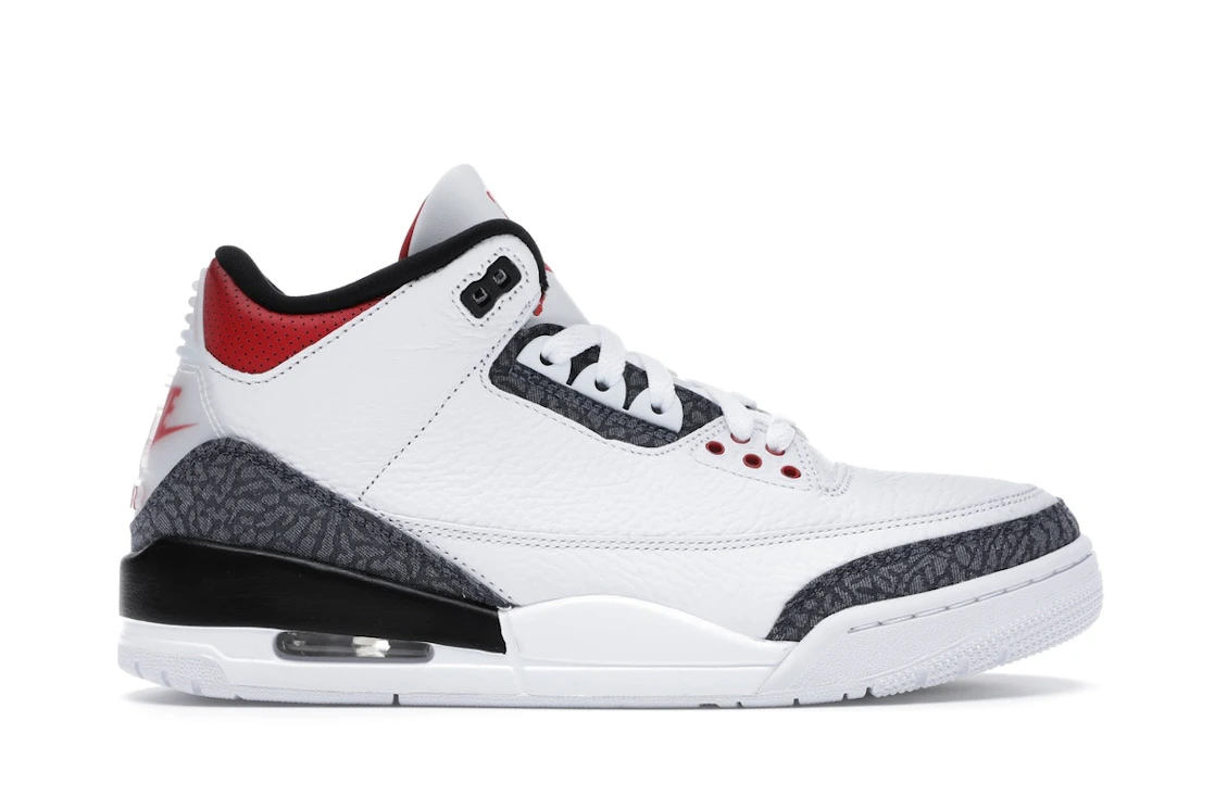 Jordan 3 Retro SE Fire Red Denim (2020) - photo 1- Jersey4u