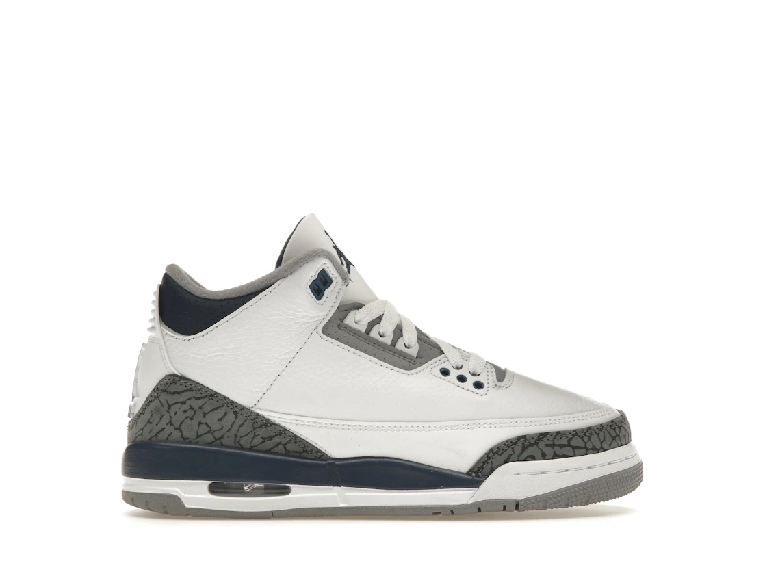 Jordan 3 Retro Midnight Navy (GS) - photo 1- Jersey4u