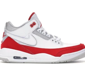 Jordan 3 Retro Tinker White University Red - photo 1- Jersey4u