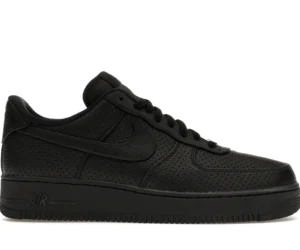 Nike Air Force 1 Low SP Triple Black Perforated - photo 1- Jersey4u