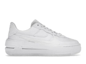 Nike Air Force 1 PLT.AF.ORM Triple White (Women's) - photo 1- Jersey4u