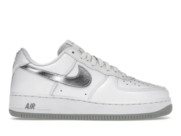 Nike Air Force 1 '07 Low Color of the Month White Metallic Silver - photo 1- Jersey4u