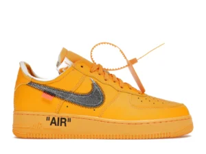 Nike Air Force 1 Low Off-White ICA University Gold - photo 1- Jersey4u