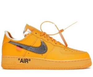 Nike Air Force 1 Low Off-White ICA University Gold - photo 1- Jersey4u