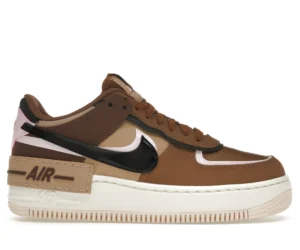 Nike Air Force 1 Low Shadow Light British Tan Pink Foam (Women's) - photo 1- Jersey4u