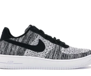 Nike Air Force 1 Flyknit 2 Black Pure Platinum - photo 1- Jersey4u