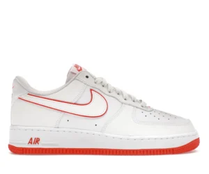 Nike Air Force 1 Low '07 White Picante Red - photo 1- Jersey4u