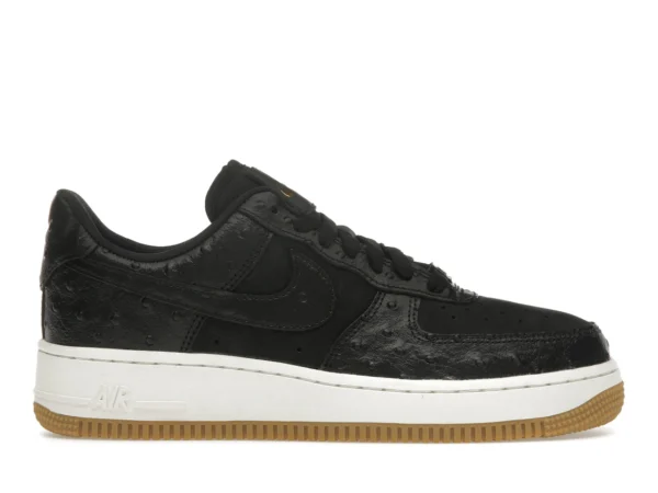 Nike Air Force 1 Low '07 Black Ostrich Gum (Women's) - photo 1- Jersey4u