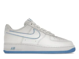 Nike Air Force 1 '07 Low White University Blue Sole - photo 1- Jersey4u