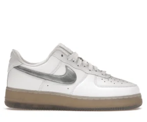 Nike Air Force 1 Low '07 PRM White Metallic Silver - photo 1- Jersey4u