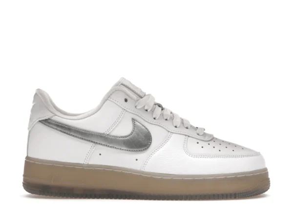 Nike Air Force 1 Low '07 PRM White Metallic Silver - photo 1- Jersey4u