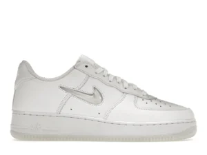 Nike Air Force 1 Low '07 Retro Color of the Month Jewel Swoosh Triple White - photo 1- Jersey4u