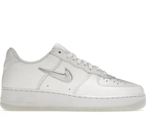 Nike Air Force 1 Low '07 Retro Color of the Month Jewel Swoosh Triple White - photo 1- Jersey4u