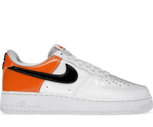 Nike Air Force 1 Low '07 Essential White/Brilliant Orange (Women's) - photo 1- Jersey4u