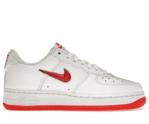 Nike Air Force 1 Low '07 Retro Color of the Month Jewel Swoosh University Red - photo 1- Jersey4u