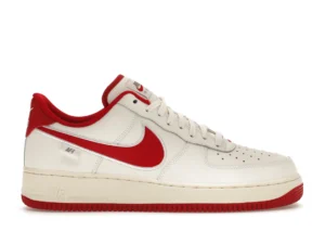 Nike Air Force 1 Low '07 Sail Gym Red - photo 1- Jersey4u