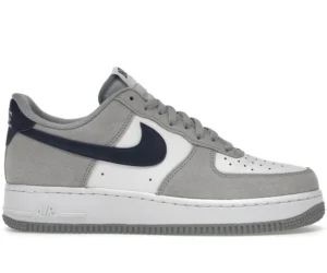 Nike Air Force 1 Low '07 Light Smoke Grey Midnight Navy - photo 1- Jersey4u